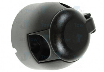 12N 7 Pin Black Plastic Socket + Nickel Pins