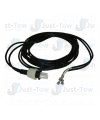 2 x 4m Twin Cable & Quick Fit White Plug