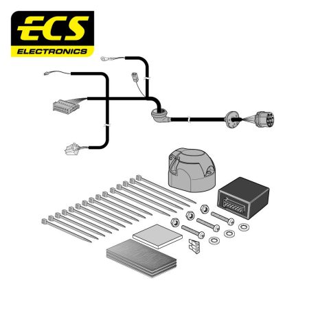 Mercedes C Class 7 Pin Dedicated Wiring Kit Dec/2015 to June/2018