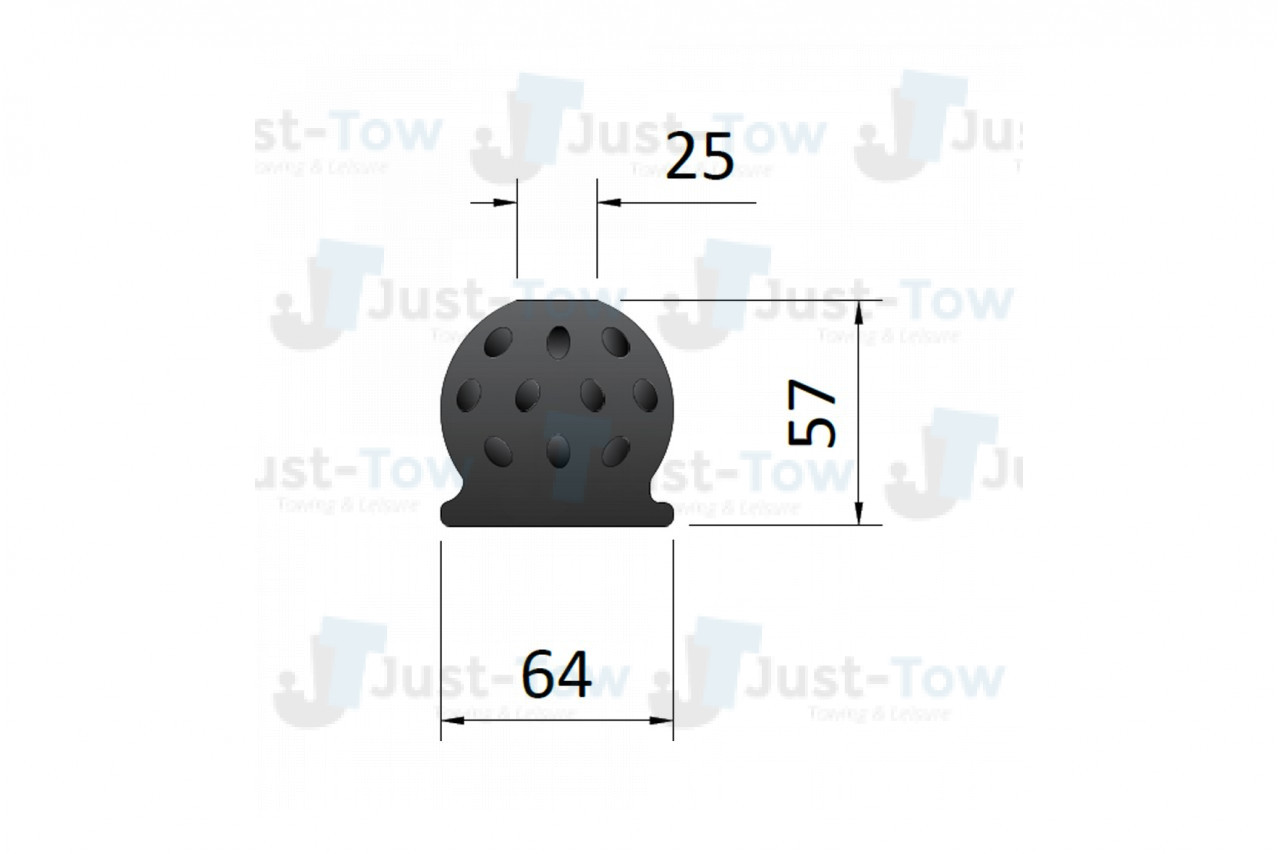 PVC Golf Ball Style Towball Cover - Image 2