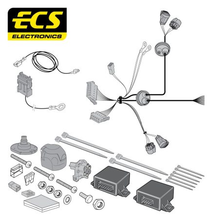 Fiat Doblo 7 Pin Dedicated Towbar Wiring Kit July/2016 to Present