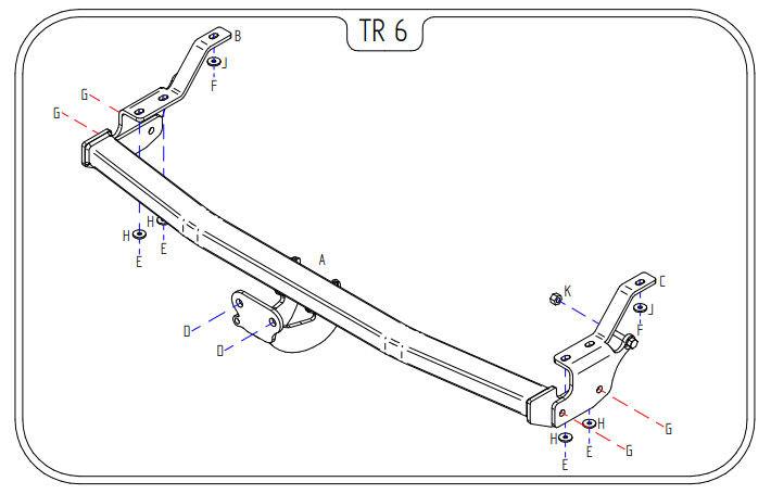 Mercedes Citan Towbar 2012 to 2022 - Image 2