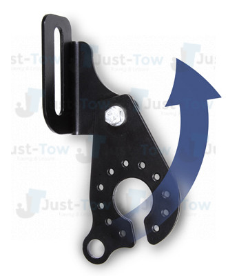 Flip Up Single Socket Mounting Plate R/H