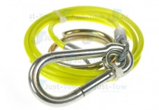 1m X 3mm Yellow PVC Breakaway Cable