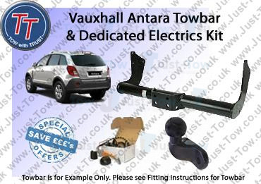 Vauxhall Antara Towbar & 7 Pin Dedicated Electric Kit 2007 to 2015